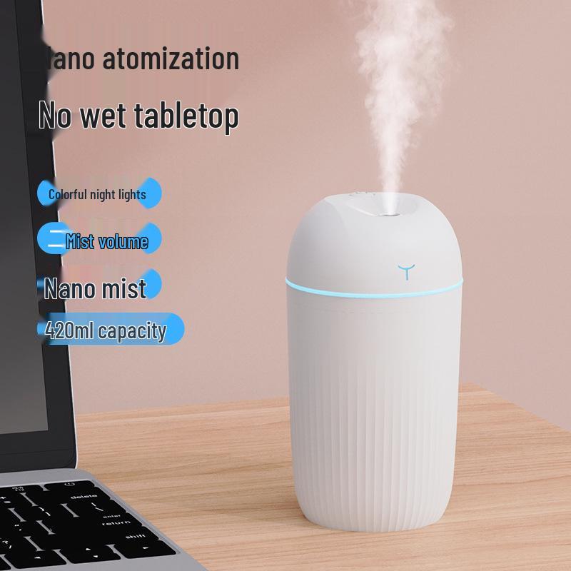Portable Humidifier: Large Capacity for Car, Home, or Office