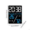 Digital Alarm Clock 2 Settings LED Display Electronic Desk for Study Room