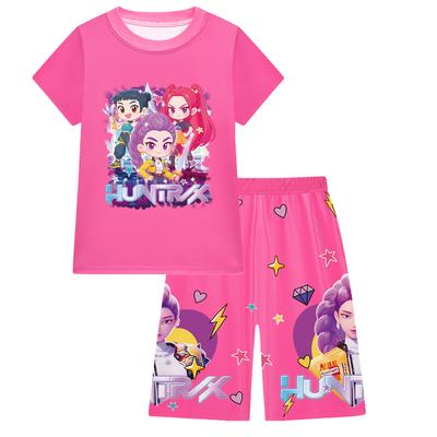 Vêtements décontractés amples pour enfants Mode Impression Simple Ensembles de vêtements Filles