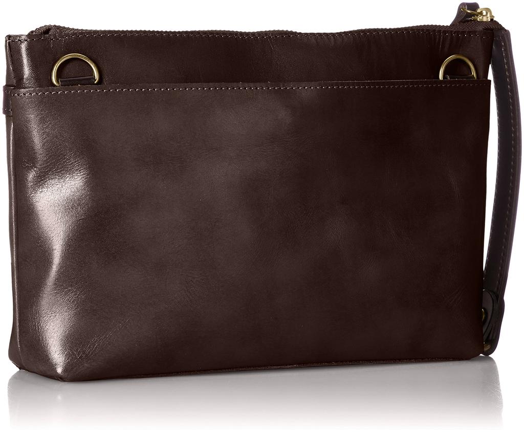 [Tseha] 2-Way Shoulder Bag with Handle, Second Bag, Made In Japan with Premium Himeji Leather, Dark Brown