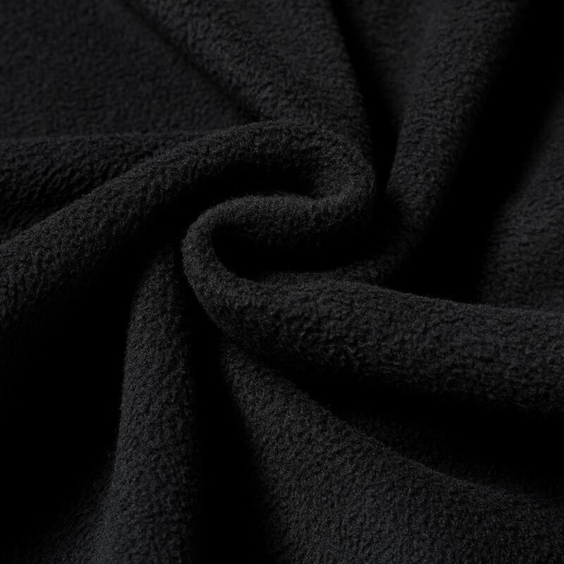 Xuezhongfei Men's Solid Color Fleece-Lined Stand-Collar Jacket