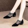 Summer new casual trend comfortable flat heel foot bag mesh breathable temperament elegant sandals