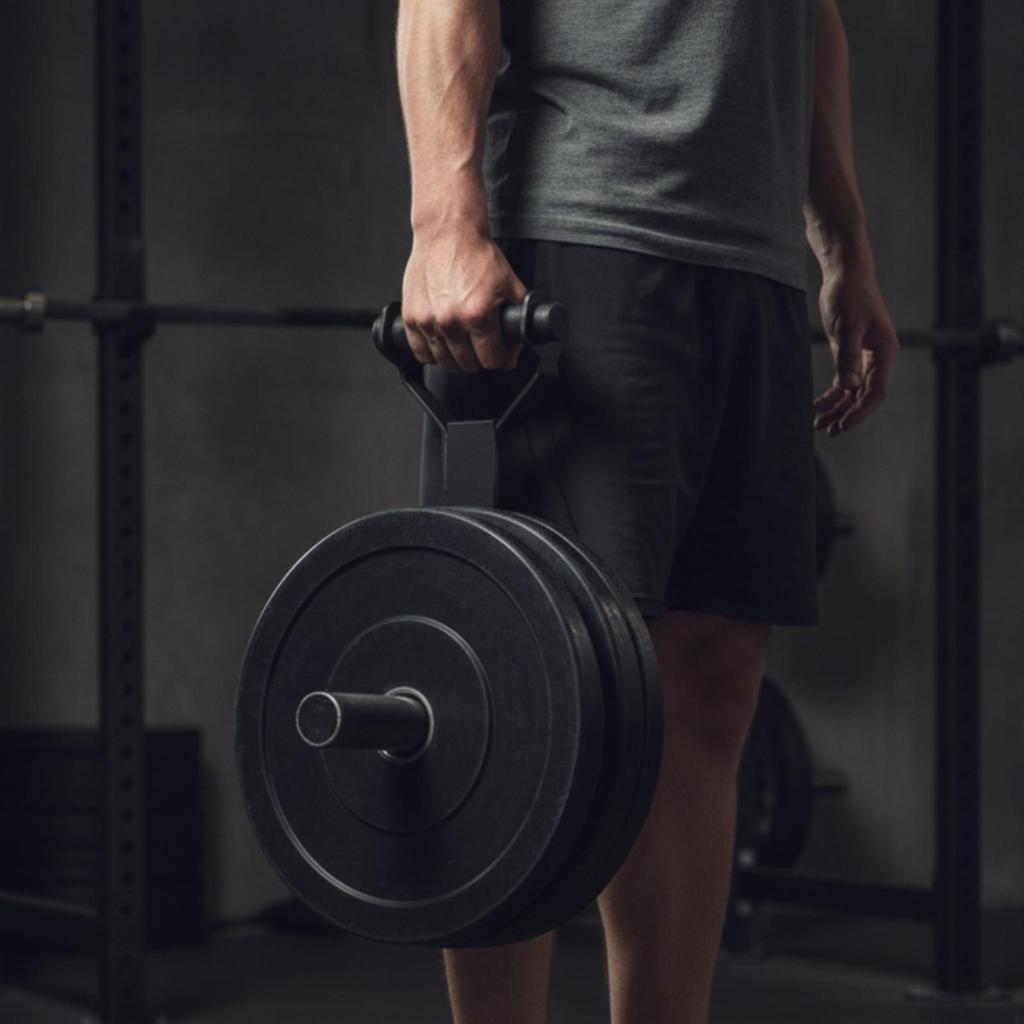 Farmers Walk Handles Compact Loaded Carry Handle Sturdy for Athletes