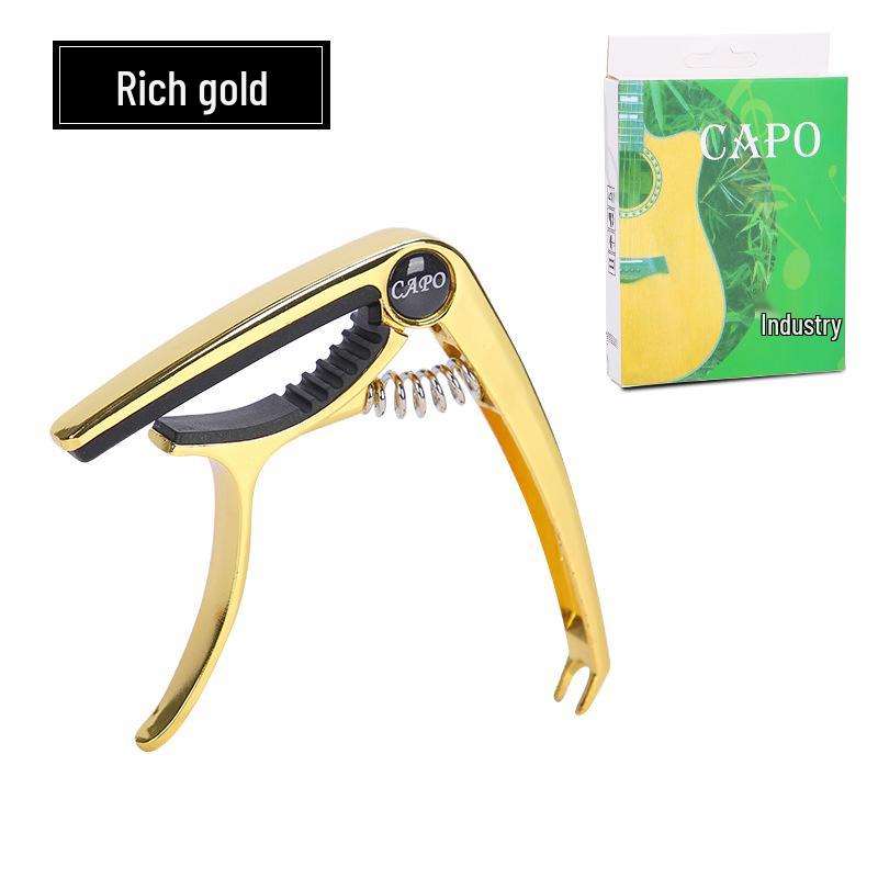 Zinc Alloy Dual-Use Capo for Acoustic & Electric Guitars