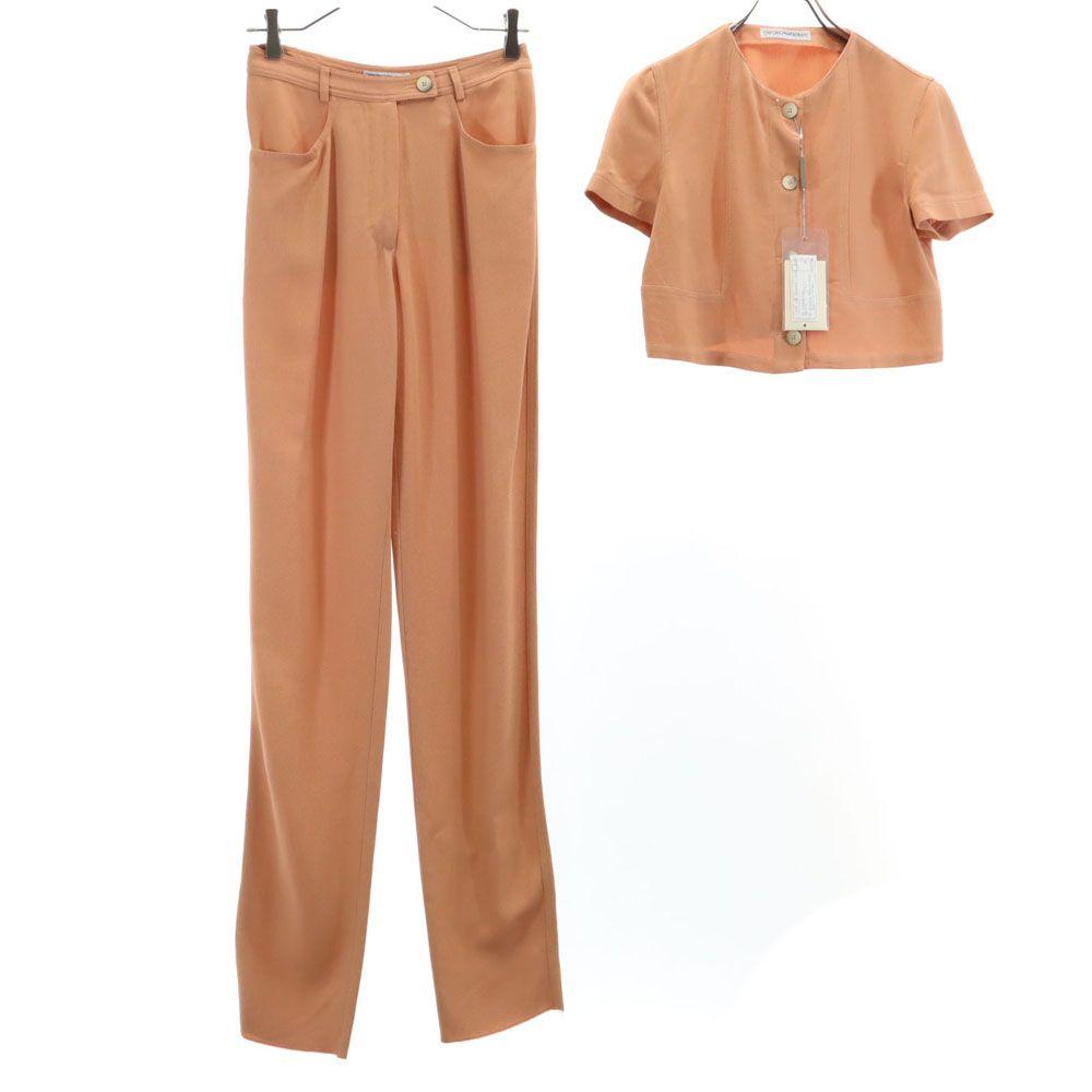 

Emporio Armani 90-е Неиспользованный Сделано в Италии С коротким рукавом Старый винтажный брючный костюм Комплект Женский Б/у