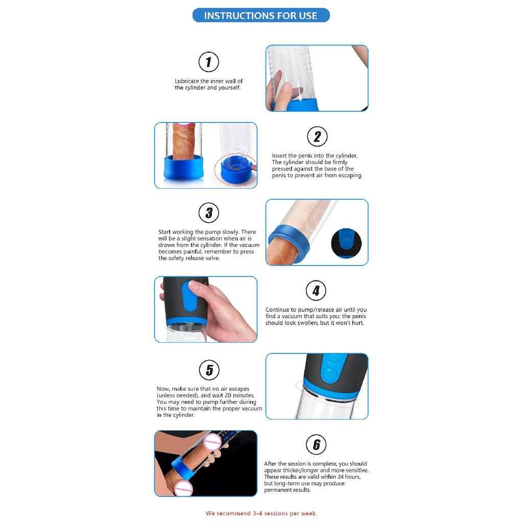 Hannibal Electric Penis Pump Penis Enlargement Extend Pump Penis Stimulation Male Masturbators Cup Dick Pump Sex Toys for