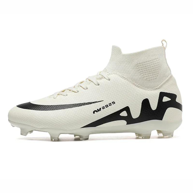 Nuove Scarpe da Calcio FG/TF da Uomo Tacchetti Borchiate Società Partita Campo da Calcio Stivali Originali Comode Ultraleggere Scarpe da Calcio per Bambini