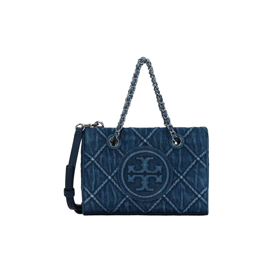 Tory Burch Fleming Diamond Pleated Embossed
