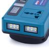 1Pcs Led Mini Intelligent Inverter Power Converter Portable 120W 21V Lithium Battery Inverter With 3 Usb Ports