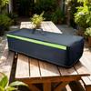 1PC Outdoor Firepit-Cover 75*25*22cm 28" Rectangular Tabletop Firepit-Cover With Glow In Dark Stripe,Waterproof Dust Covers
