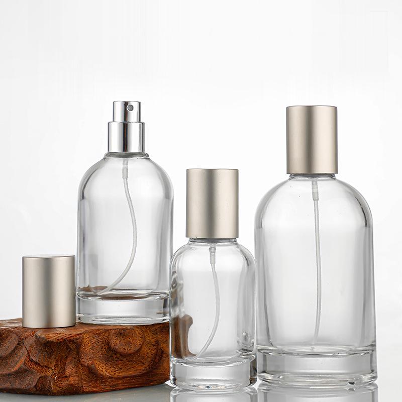 Stylish Glass Perfume Bottles: 30ml Travel-Size, 50ml Spray, and 100ml High-End Custom Options - In Stock