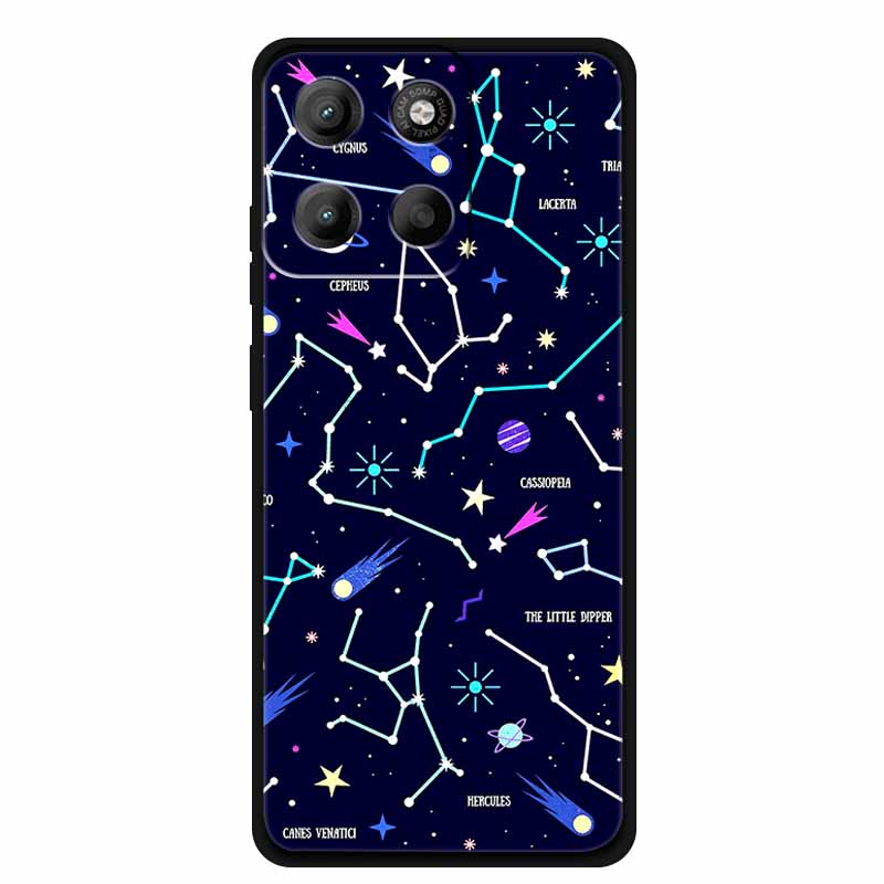 For Motorola Moto G15 4G Case G15Power 2025 New Fashion Black TPU Shockproof Phone Cases For Moto G15 Power Etui Fundas MotoG15