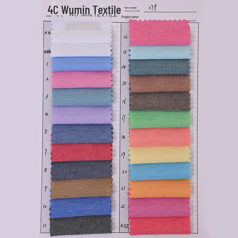 Oxford, Polyester-Bavlna, Imitace Denimu a Košilové Látky s Oděvními Doplňky