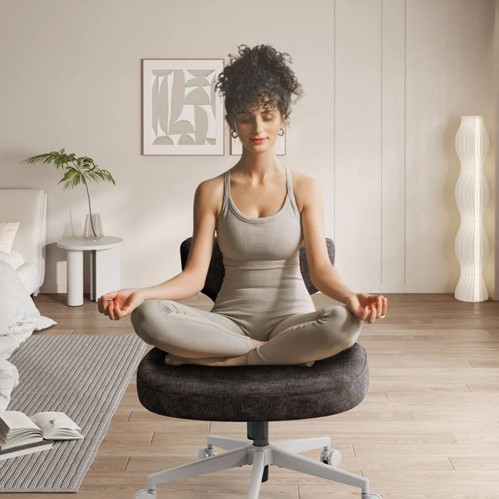 Silla multiposición - NEWTRAL - Freedom-X-FP - Gris oscuro - Soporte para ordenador ajustable - Respaldo reclinable