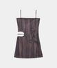 Etosome Side Cut-Out Mini One-Piece (Brown)