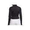 Nike Sportswear Ribbed Long Sleeve Top Women Tops Black CU5365-010