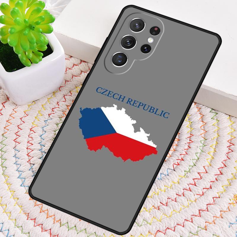 Czech Republic Flag Phone Case for Samsung Galaxy note 10 pro S26 Ultra S23 S24 FE S25 S21 S22 PLUS shockproof Cove