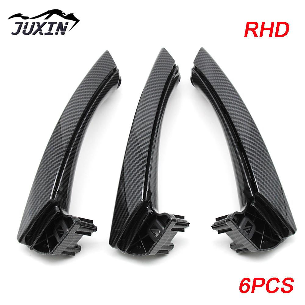 Εσωτερική λαβή αυτοκινήτου Εσωτερικό πάνελ πόρτας Τραβήξτε το κάλυμμα επένδυσης εμπρός πίσω αριστερά δεξιά Για BMW 3 series E90 E91 316 318 320 325