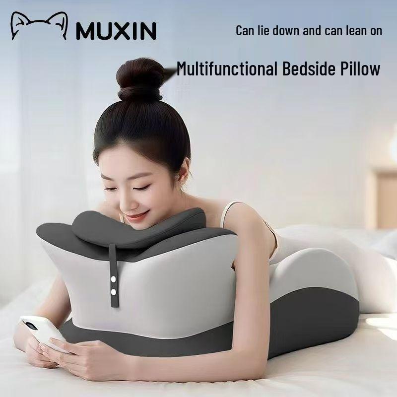Multifunktionale Bauchschlaf-Kissen für Seiten- und Bauchschläfer - Ideal zum Spielen, Lesen und für Komfort am Bett
