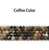 1 Strang/Lot 4 6 8 10 12 mm Schwarzer Naturstein Perlen Achate Yoga Spacer Runde Perlen für Schmuckherstellung DIY Halsketten Armbänder