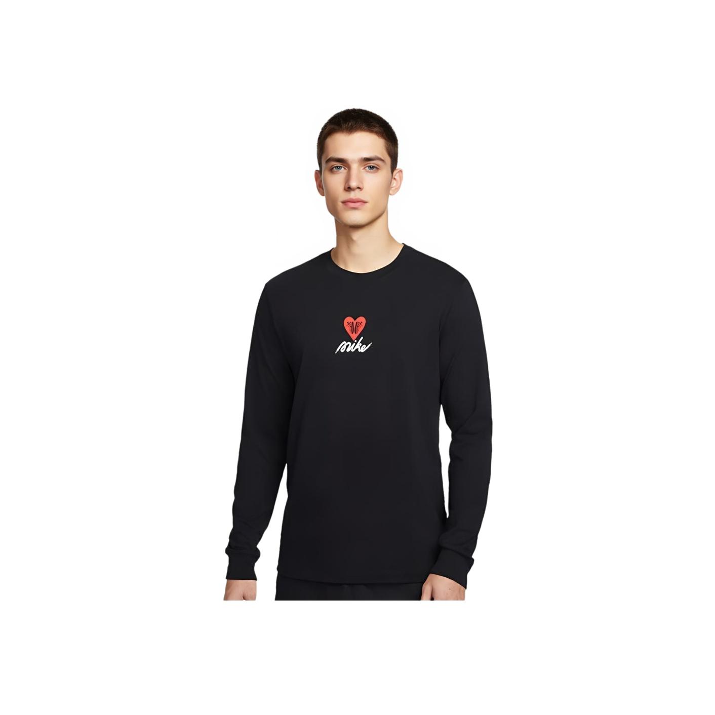 Nike Спортивная одежда As U NSW Футболка с длинным рукавом Мужские топы Черный HV9808010