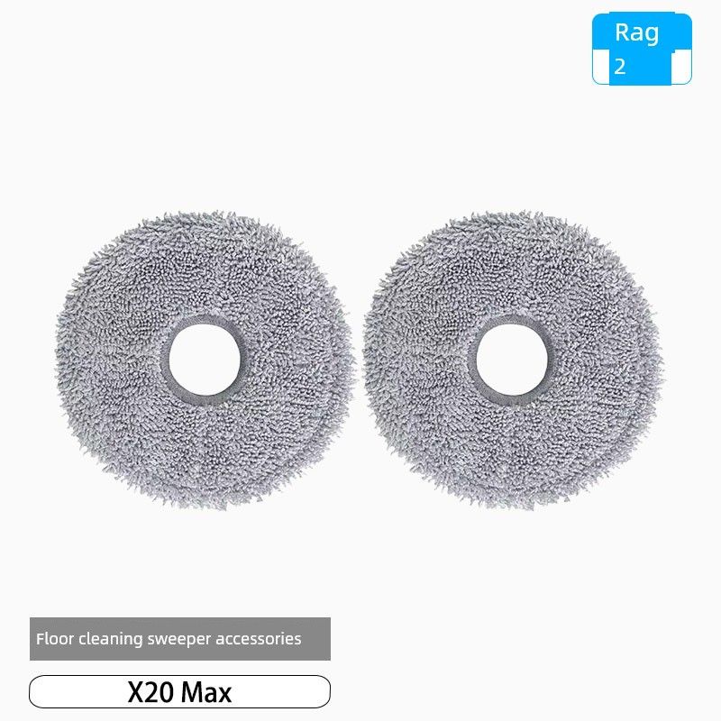 Accessories for Xiaomi Sweeping and Mopping Robot X20 Max: Side Brush, Filter, Cloth, Dust Bag, Cleaning Fluid, Consumables