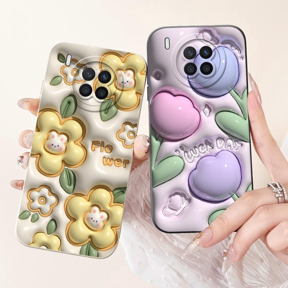 For Huawei Nova 8i Case Honor 50 Lite NTN-L22 Luxury Candy Painted Cover Soft TPU Phone Case For Honor 50 Lite Nova8i Back Cover