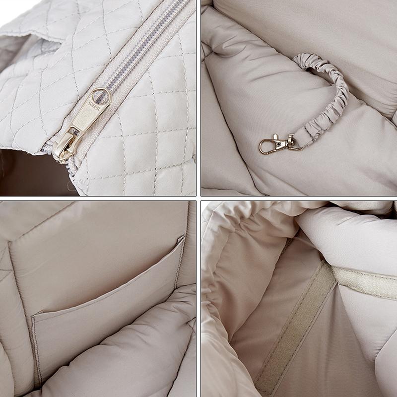 Koreanische Haustier-Handtasche, Umhängetasche für Katzen, Herbst/Winter, gesteppte Baumwolle, für Welpen, Katzen und Hunde, Garfield Kedi Masoctas, tragbare Taschen