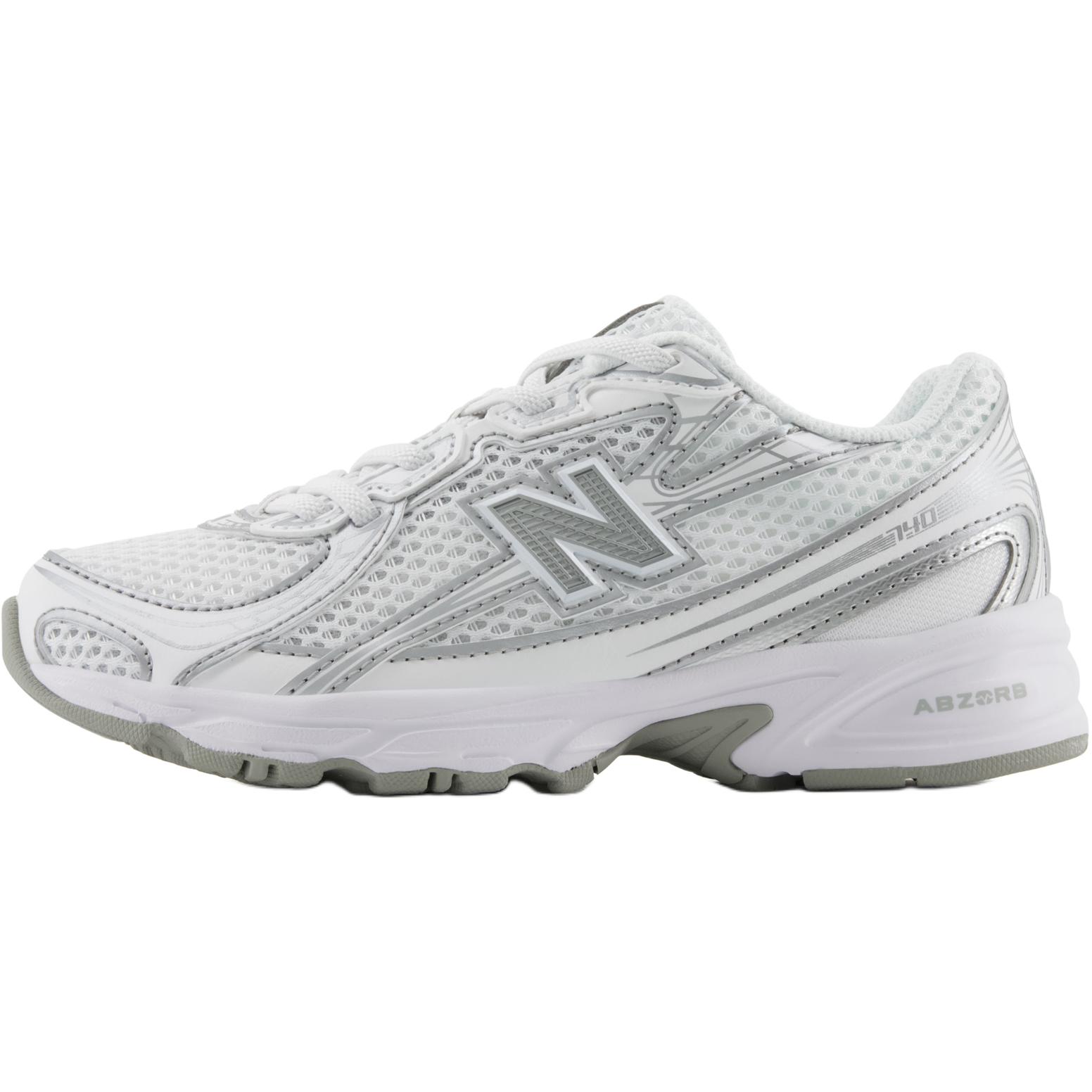 

New Balance NB 740 Bungee Lace Comfortable Low-Top Running Shoes Kids GS PZ740WM 30