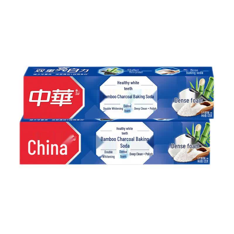 Zhonghua Healthy Teeth White Charcoal Baking Soda Toothpaste