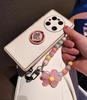 Telefon Anti-Verlust-Lanyard Schlüssel Kurzer Handgelenk-Anhänger Bunter Macaron-Anhänger mit runder Perle Damen-Handkette Handy-Lanyard