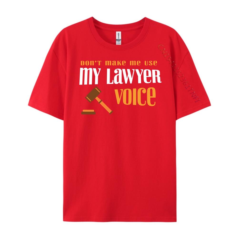 Funny Lawyer Voice Attorney Law School Student Graduation Clothing Mens Clothing Deals Graphic Tshirts