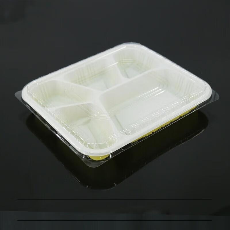 

JingJingRS 1000ML 5-Compartment Disposable Lunch Boxes