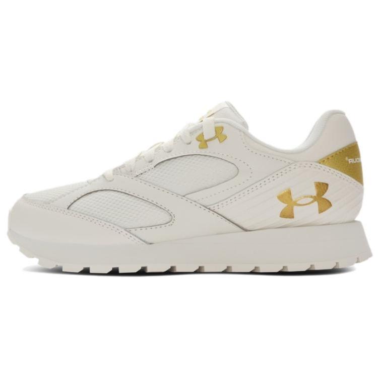Under Armour Jogger Comfortable Fashion Shock Absorbing Breathable Low Top Lifestyle Casual Shoes Women Sneaker Beige 3028388-115