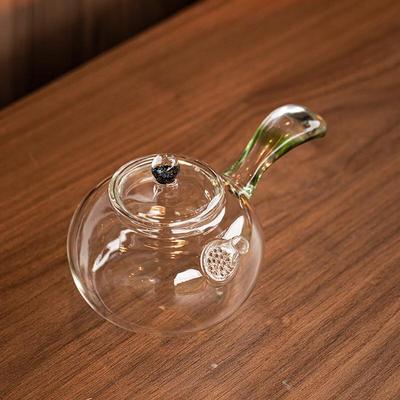 Diller Glass Teapot with Side Handle