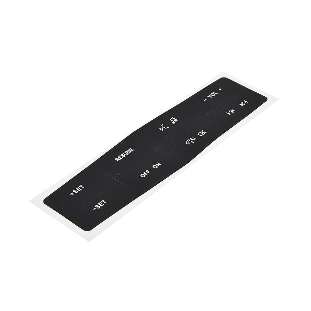 

1pc Auto Accessories Car Console Decorative Sticker Car Panel Repair Sticker Car Control Button Decal for Ford Mustang 2010-2012 чорний