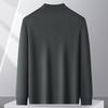 FAPAI Men's 100% Lambswool Thick Crew Neck Sweater