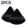 Short-pile Triangle Velvet Powder Puff Face Make Up Eyes Contouring Shadow Cosmetic Washable Mini Velvet Foundation Puffs Women