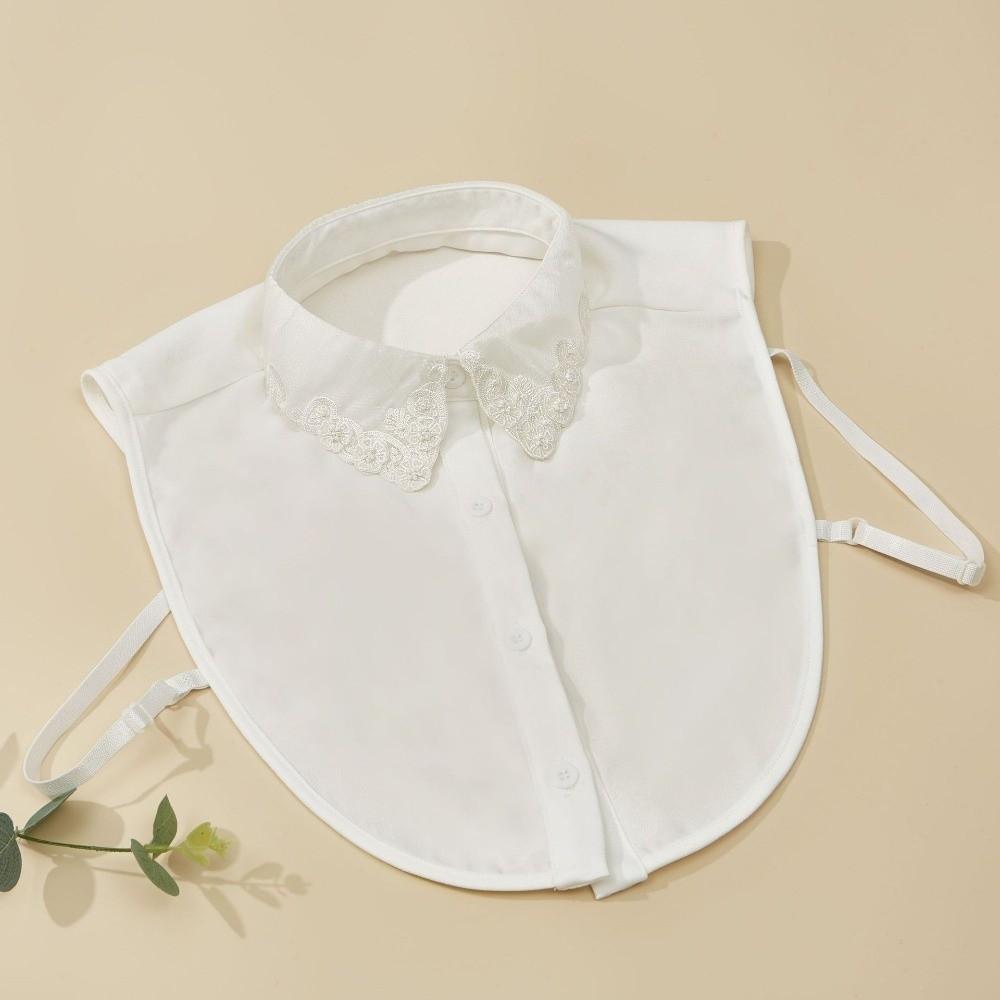Top Halsbekleidung Abnehmbarer Kragen Baumwolle Revers Falscher Kragen Vintage Falscher Hemdkragen Bluse Tragen
