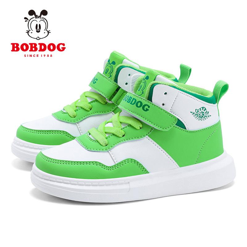 

Babu bean children s winter shoes boys and girls 2025 new velvet warm sports shoes non-slip leather waterproof cotton shoes 39