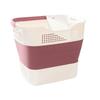 Folding Dirty Clothes Basket Hollow Out Moisture-proof Storage Frame Home High-capacity Laundry Basket Dormitory Clothes Baskets