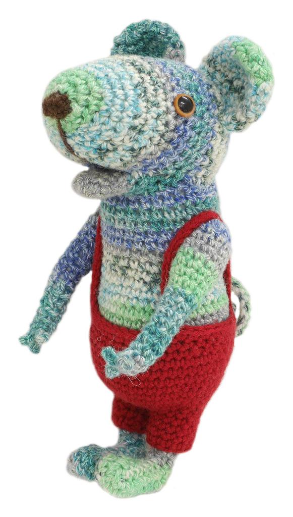 NASKA Knitting Kit "Luke the Mouse" Designed by Elta Design Hiroko Takeda HT-7