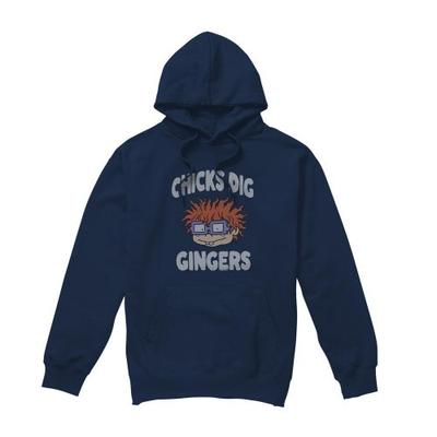 Rugrats Mens Chicks Dig Gingers Hoodie
