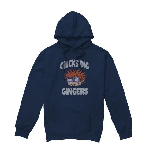 Rugrats Mens Chicks Dig Gingers Hoodie