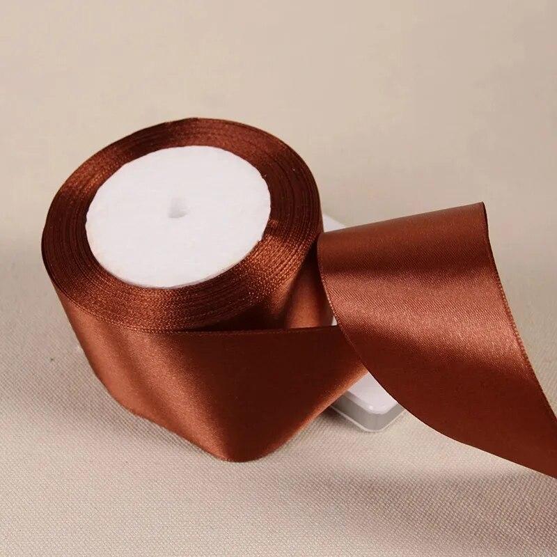 25Yards/Roll 50mm Satin Ribbons Wedding Gift Wrapping Ribbons Bow for DIY Crafts Polyester Christmas Home Decor Accessories Tape