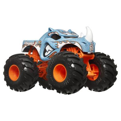 Hot Wheels Monster Truck 1:24 Scale Rhinomite Toy Car for Ages 3 and Up.