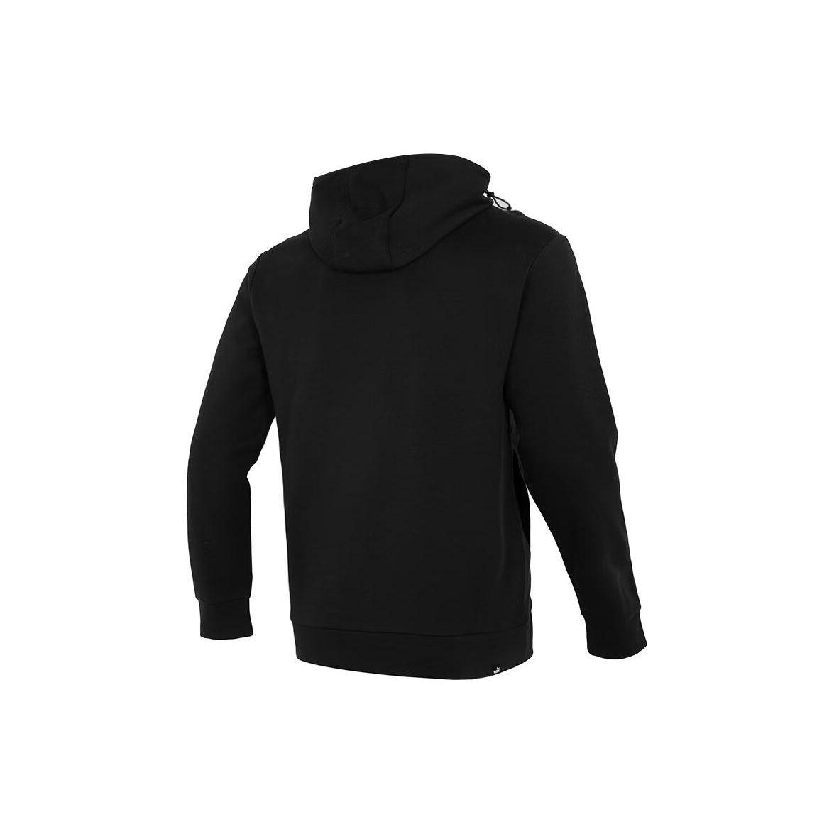 

Puma Спортивная дышащая повседневная куртка с логотипом и капюшоном, мужская куртка, черная 678367-01 XXL