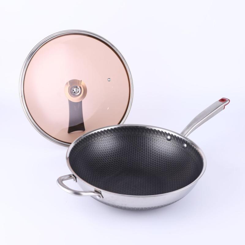 ZISIZ 316 Stainless Steel Non-Stick Pan