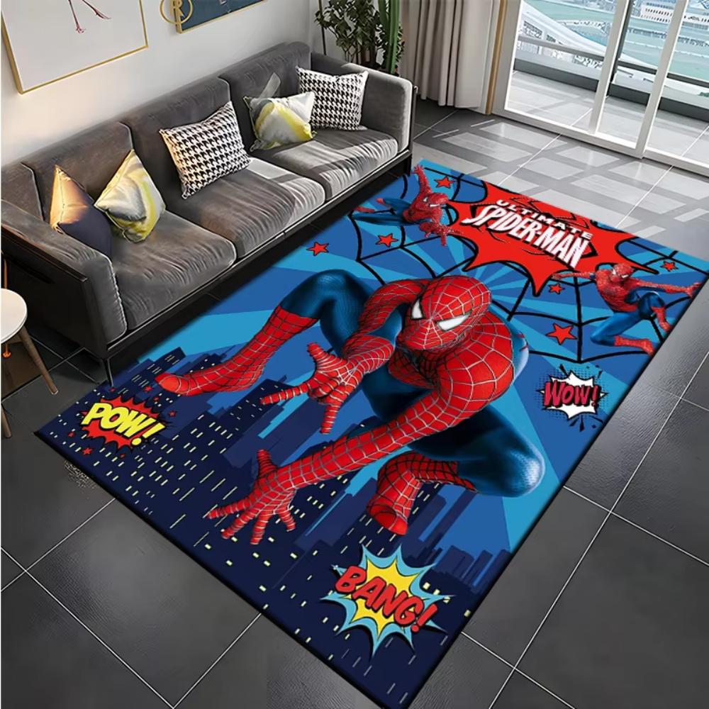 Disney Superhrdina Spiderman Vzor Velký Koberec Podložka na Podlahu do Obývacího Pokoje Ložnice Pohovková Zóna Moderní Dekor Koberec do Dětského Pokoje