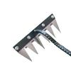 Multi-functional Manganese Steel Garden Rake with Blade for Weeding and Soil Turning